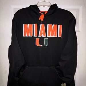 🌀🏟️ University of Miami Hurricanes Blackout Hoodie 🏟️🌀